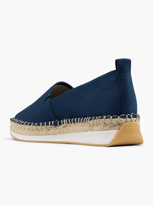 Blauwe Platform Espadrille