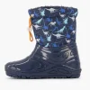 Blauwe Regenlaars Dino Gevoerd
