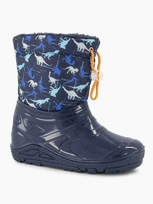 Blauwe Regenlaars Dino Gevoerd