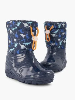 Blauwe Regenlaars Dino Gevoerd
