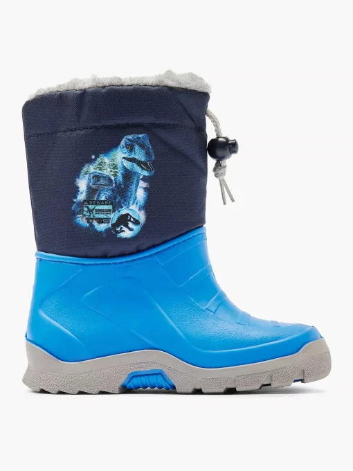 Blauwe Regenlaars Dino Gevoerd