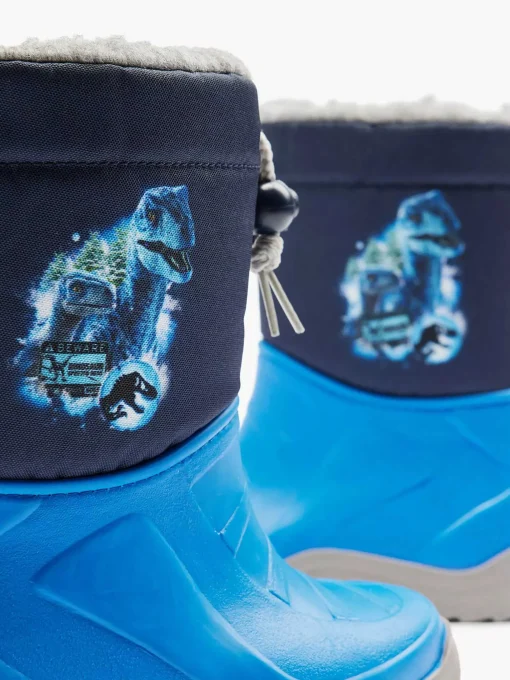 Blauwe Regenlaars Dino Gevoerd