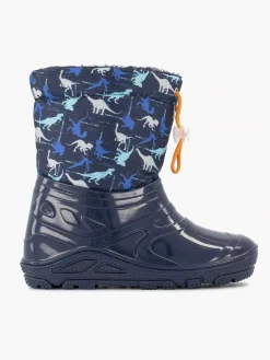 Blauwe Regenlaars Dino Gevoerd