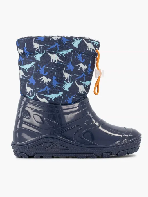 Blauwe Regenlaars Dino Gevoerd