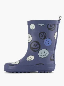 Blauwe Regenlaars Smiley