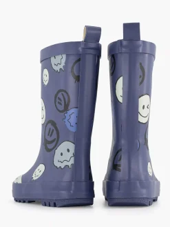 Blauwe Regenlaars Smiley