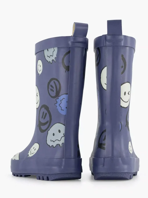 Blauwe Regenlaars Smiley