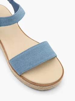 Blauwe Sandaal