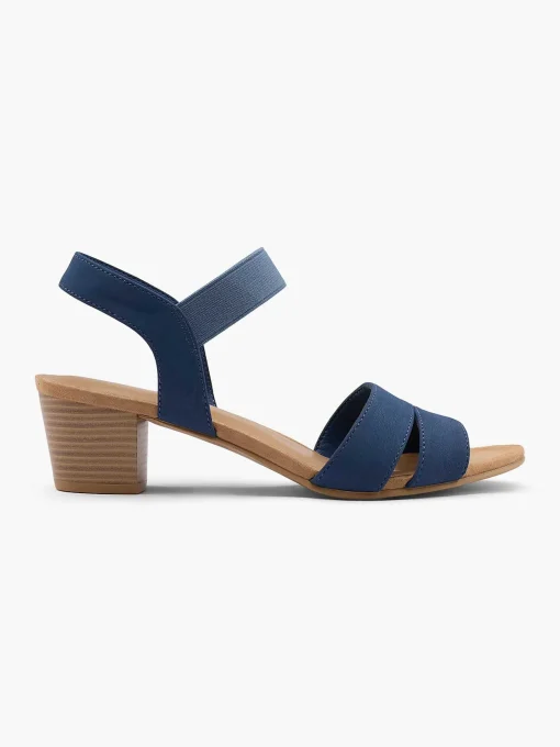 Blauwe Sandalette