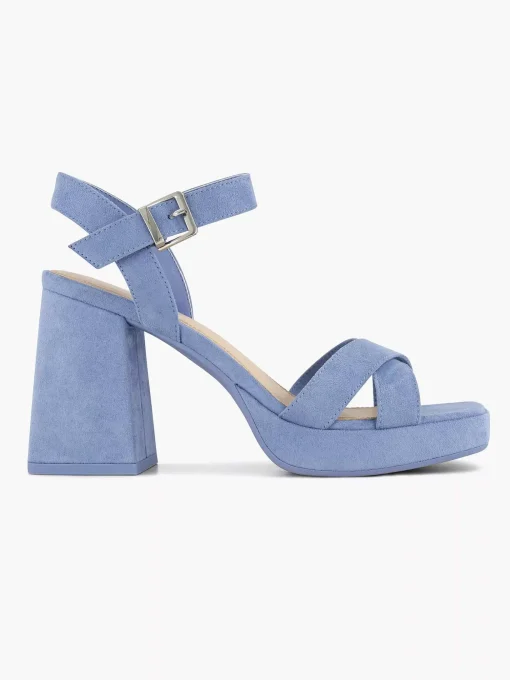 Blauwe Sandalette