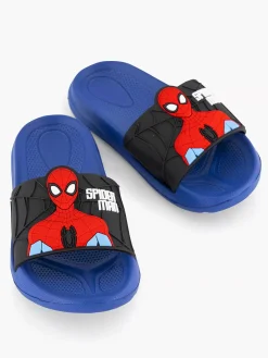 Blauwe Slipper Spiderman