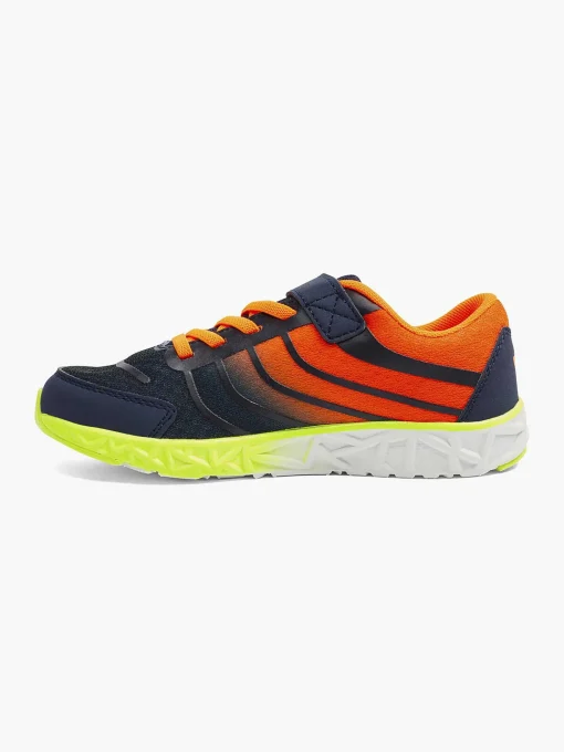 Blauwe Sneaker Elastische Veter