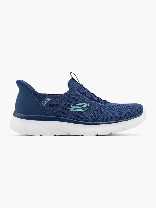 Blauwe Sneaker Swift Fit - Hands Free Memory Foam
