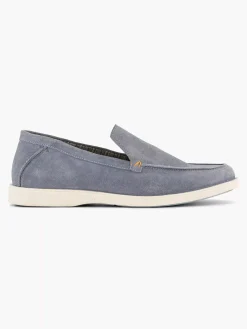 Blauwe Suede Loafer