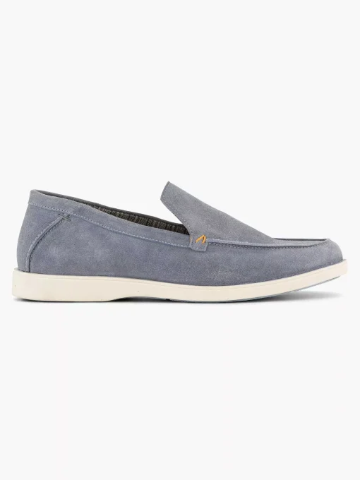 Blauwe Suede Loafer