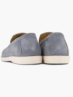 Blauwe Suede Loafer