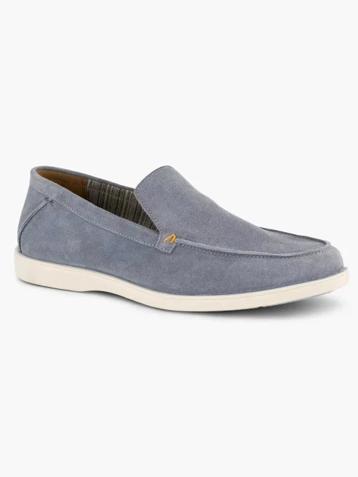 Blauwe Suede Loafer