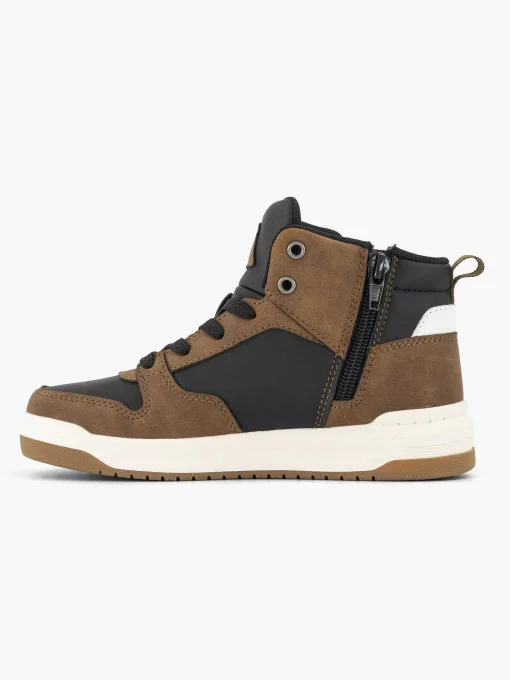 Bruine Hoge Sneaker