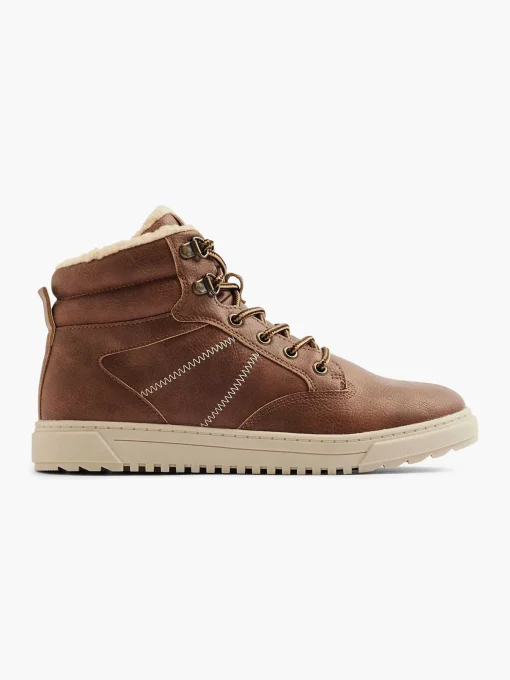 Bruine Hoge Sneaker