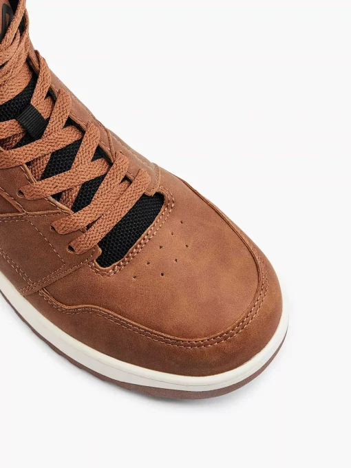 Bruine Hoge Sneaker