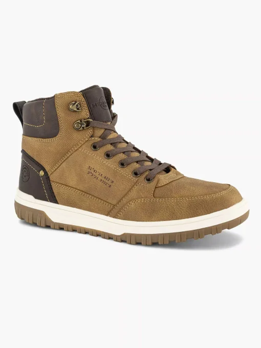 Bruine Hoge Sneaker