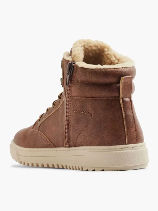Bruine Hoge Sneaker