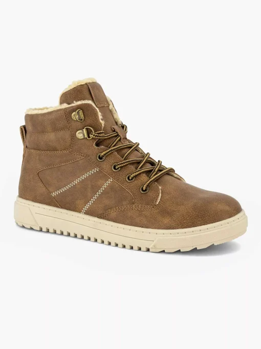Bruine Hoge Sneaker