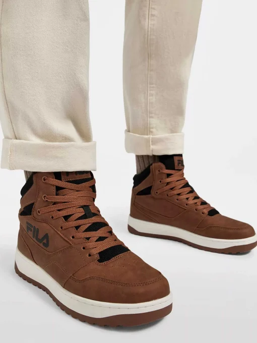 Bruine Hoge Sneaker