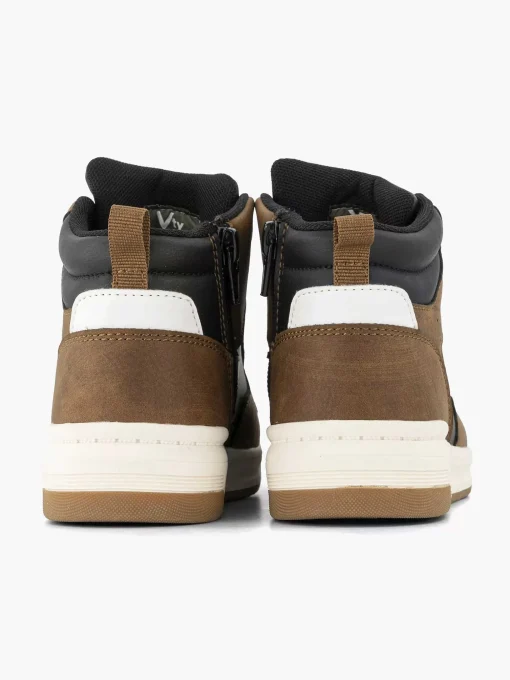 Bruine Hoge Sneaker