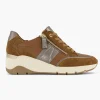 Bruine Leren Comfort Sneaker