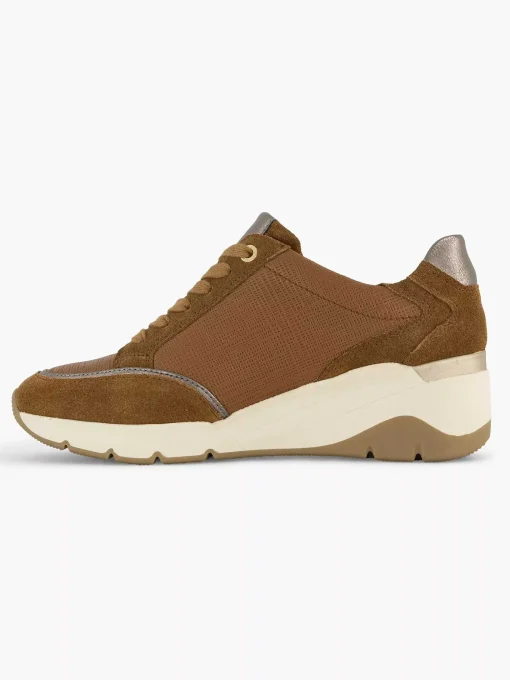 Bruine Leren Comfort Sneaker
