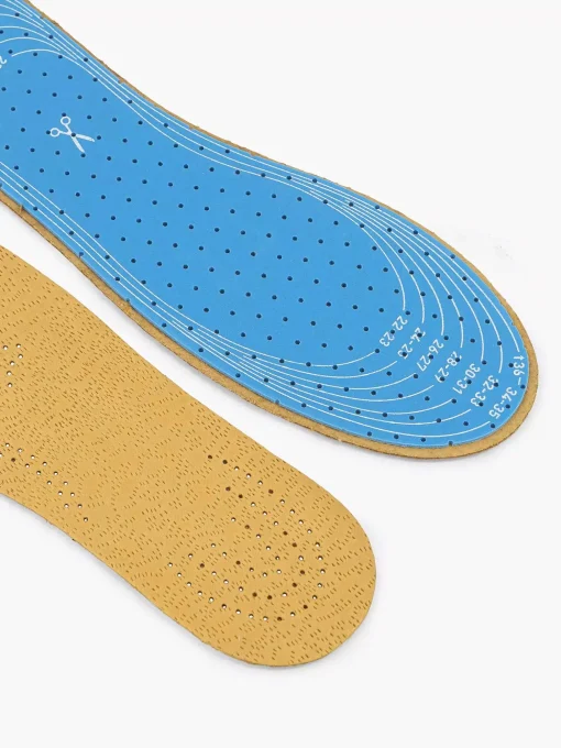 Bruine Leren Inlegzool 22-36