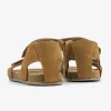 Bruine Leren Sandaal