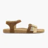 Bruine Leren Sandaal