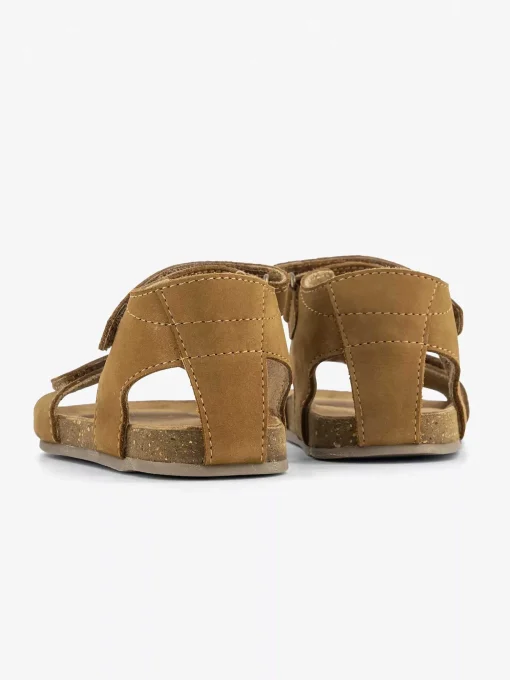 Bruine Leren Sandaal