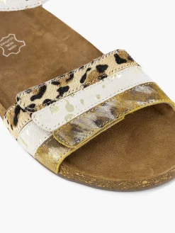 Bruine Leren Sandaal