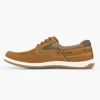 Bruine Leren Veterschoen