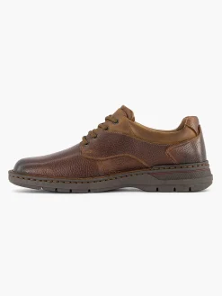 Bruine Leren Veterschoen