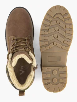 Bruine Veterboot Gevoerd