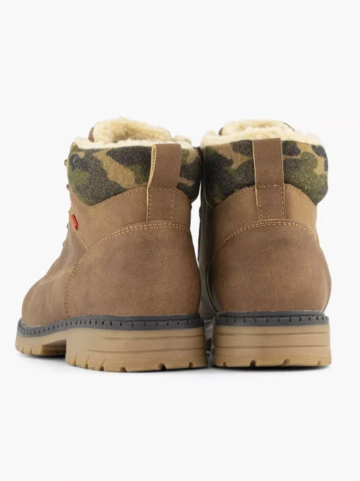 Bruine Veterboot Gevoerd