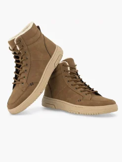 Cognac Hoge Sneaker