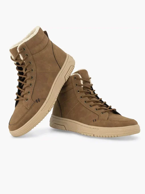 Cognac Hoge Sneaker