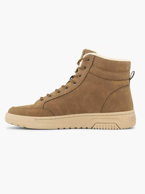 Cognac Hoge Sneaker