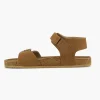 Cognac Leren Sandaal