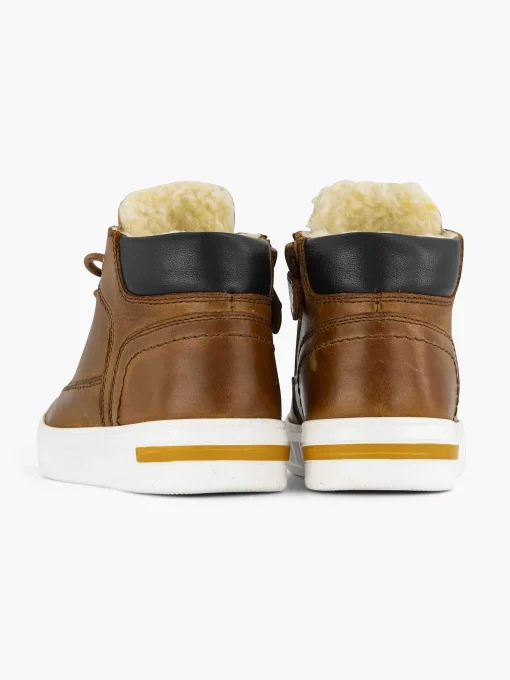 Cognac Leren Sneaker