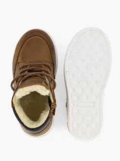 Cognac Leren Sneaker