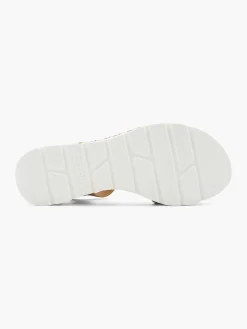 Cognac Platform Sandaal