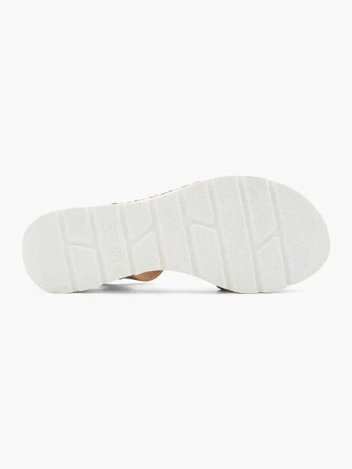 Cognac Platform Sandaal