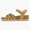 Cognac Sandaal