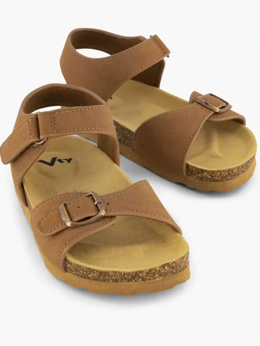 Cognac Sandaal